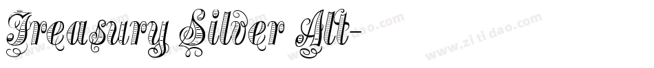 Treasury Silver Alt字体转换